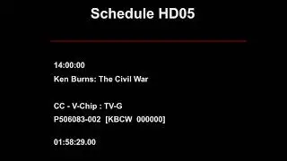 PBS HD05 Feed 