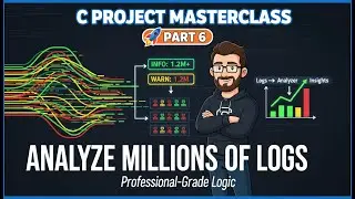 C Project Masterclass (Part 6) 🚀 | Complete Logic to Analyze Millions of Lines Like a Professional