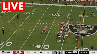 🔴 Kansas City Chiefs vs Las Vegas Raiders | NFL Week 18 - 4th January 2026 Madden NFL 26 Simulation