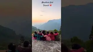 Mountains and Friends ❤️ #song #movie #music #bollywood #travel #mountains #nature #friends #shorts