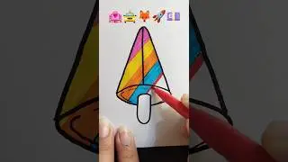 ice cream coloring #shortfeeds #yt #ytart #satisfying #artscraft #youtubefeed #yt
