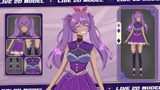 Nava Novaris Live2D Art and Rig Showcase