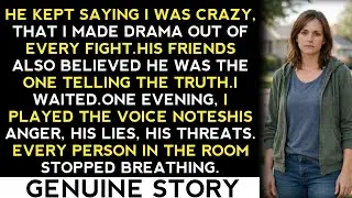 He Said I Was “Too Dramatic” — Then I Played the Recording That Silenced Everyone