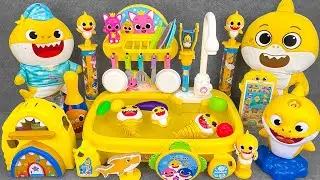 BABY SHARK Collection 🦈 121 Mins Unboxing BABY SHARK Kitchen Sink Pool Set ASMR (No Talking)