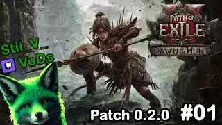 Path of Exile 2 0.2.0 LEAGUE START [#01]🌴Dawn of the Hunt! HUNTRESS!! | Twitch-Stream VoD Stii_V_💚
