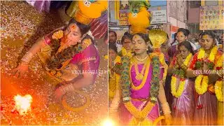 Bonam Rakesh Anna Bonam 2026 at Komuravelli Mallanna Jatara | Rakesh Anna Bonam 2026 #bonalu2026 #yt