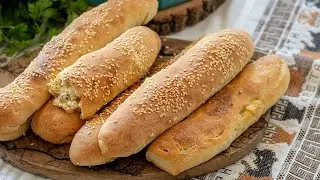 Эти сырные булочки исчезают быстро! (Начинка из феты и гауды)