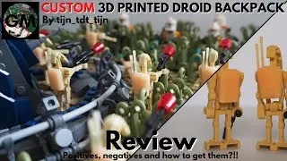 Custom LEGO Star Wars Droid Backpack By Tijn_tdt_tijn - Review