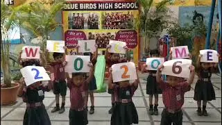  Tiny tots  of  Blue Birds High School  wishes Happy New Year 2026