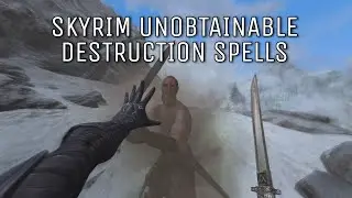 3 Badass Unused Destruction Spells in Skyrim