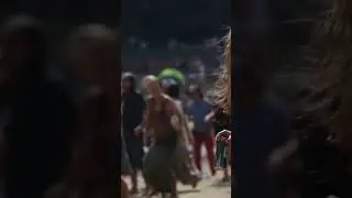 Psydelic girl full power high on rave party 🔥