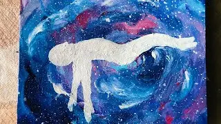Легкий рисунок галактики 🌌🌠 #галактика #звезды #искусство #художник #рисунок #душа #вирусный #вир...