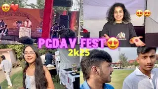 PGDAV COLLEGE FEST 🔥😍| 2k25| Delhi University| Day-1