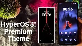 Black Ninja Mode in HyperOS 3 😈 | Ultra Dark Premium Theme | #hyperos3 
