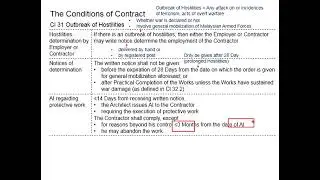 3.58 Outbreak of Hostilities (PAM Contract 2018 cl 31)