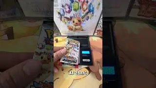Weighing Prismatic Evolutions Pokemon Packs 👀