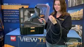 VJ-3 Video Borescope - 5-Meter - 8-Meter Insertion Tube - ViewTech Borescopes Spool Case