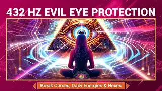 432 Hz Evil Eye Protection - Break Curses, Dark Energies & Hexes - Inner Defense Solfeggio Frequency