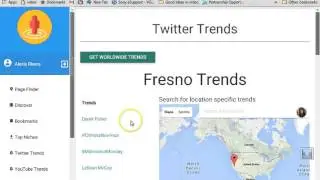 Uso de Worldwide Trends for Twitter