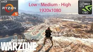 Call of Duty Warzone - GTX 1060 6 GB | Ryzen 5 2600 | 1080p FPS Test