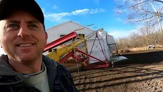 Filling the Corn Bin