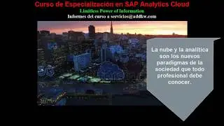 Curso Especializacion en SAP Analytics Cloud