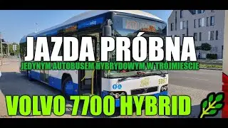 Volvo 7700 Hybrid - Typowy testuje jedyny hybrydowy autobus w Trójmieście!