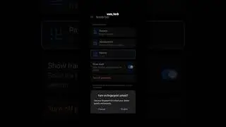 How to set password for your mobile phone 📱 #password # #smartphone #vsmtech #shorts