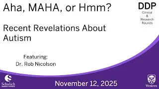 Aha, MAHA, or Hmm? Recent Revelations About Autism