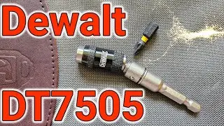 Обзор поворотного держателя бит Dewalt DT7505