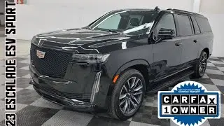 2023 Cadillac Escalade ESV Sport 4WD | 6.2L V8 | OLED Display | Air Ride | Luxury SUV
