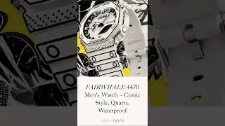 FAIRWHALE 4470 Men&rsquo;s Watch &ndash; Comic Style, Quartz, Waterproof