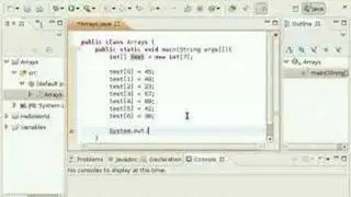 Java Video Tutorial 5: How to use Arrays (Pt 1 of 2)