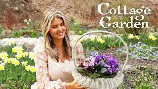 Spring at the Cottage: *Whimsical* Easter Basket Arrangement, DIY Floral Wreath, Adding Spring Color