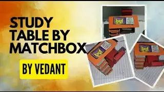 matchbox craft/how to make table/ chair and table by matchbox /mini table by matchbox