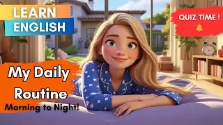 Daily Routine in English | Learn English Through Story Level 1 |Improve Your English Skills #english