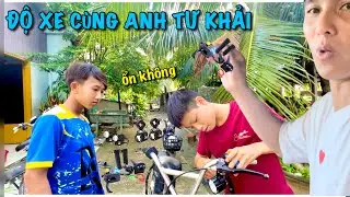 Bất Ngờ Fans Đến Nh&agrave; Anh Tu Khải Độ Xe Đạp Điện |ATK
