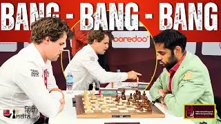 Arjun Beats World Champion Carlsen ! क्या हुआ ऐसा की मैगनस नें टेबल पर फिर मारा हाथ !