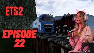 Episode 22: 640 hp luxury heavy truck, MAN TGX driving on dangerous mountain roads!