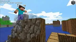 building a giant pool in minecraft!