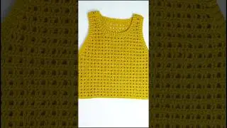 Easy crochet summer tank top