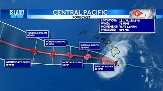 Hurricane Hone prompts extension of Flash Flood Warning on Big Island