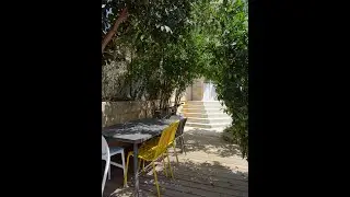 Luxury garden apartment in Old Katamon