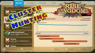Cluster Barbarian Hunt- Best Technique to Attack Barbarians in Rise of Kingdoms