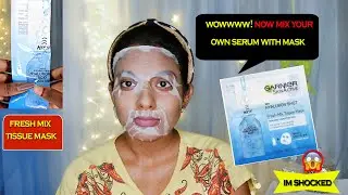 Fresh mix by you - Garnier hyaluronic acid serum sheet mask first impression