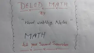 Introduction Of Deled MATH || How to Read Deled MATH with Syllabus for Example in Hindi.....