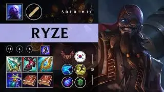 Ryze Mid vs Orianna - KR Grandmaster Patch 26.04