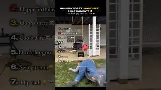 Who got hit the most 😂 #relatable #compilation #funny #swing #funny  #reaction #funnyvideos #shorts