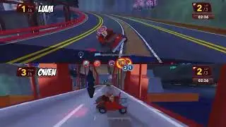 Jessie vs spot disney Infinity toy box speedway
