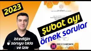 LGS Şubat Ayı Matematik Örnek Sorular ve Çözümleri 2023 PDF